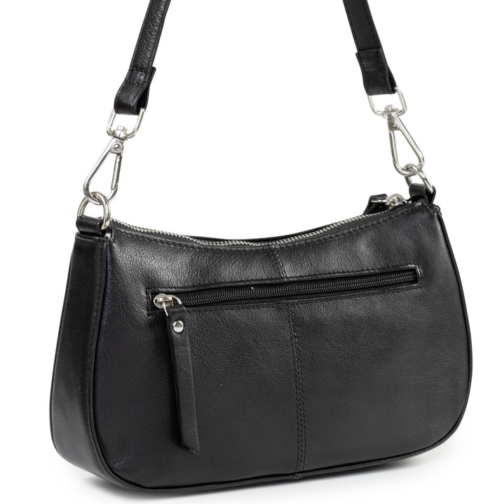 Taschen - Laurina, Tasche, Damen, mit abnehmbarem, verstellbarem Riemen, in Farbe SCHWARZ Ansicht 2