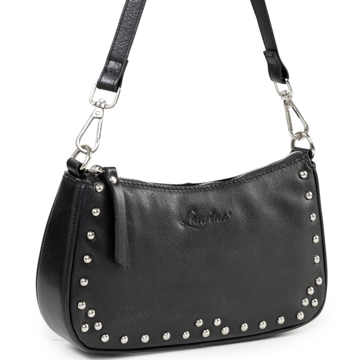 Taschen - Laurina, Tasche, Damen, mit abnehmbarem, verstellbarem Riemen, in Farbe SCHWARZ Ansicht 1