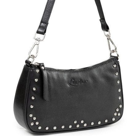 Taschen - Laurina, Tasche, Damen, mit abnehmbarem, verstellbarem Riemen, in Farbe SCHWARZ – Farbe SCHWARZ – Ansicht 