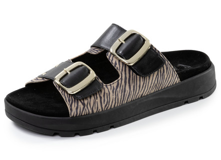 Caprice, trendige Damen-Pantoletten, Weite G, mit herausnehmbarem Fußbett