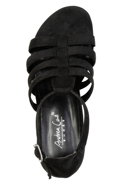 Sandaletten & Pantoletten - Andrea Conti, modische Damen-Sandaletten, Weite G, mit Gummizug, in Größe 036 bis 042, in Farbe ROT Ansicht 5