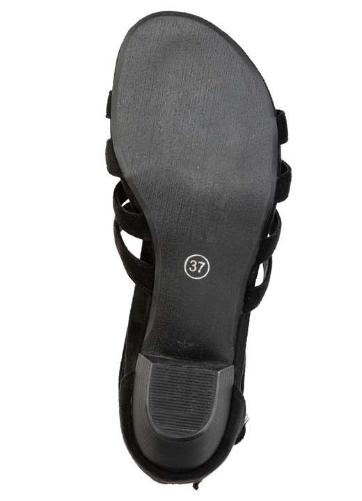 Sandaletten & Pantoletten - Andrea Conti, modische Damen-Sandaletten, Weite G, mit Gummizug, in Größe 036 bis 042, in Farbe ROT Ansicht 6