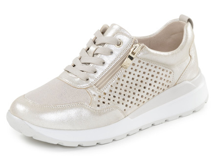 Caprice, sommerliche Damen-Sneaker, Weite K, mit herausnehmbarem Fußbett
