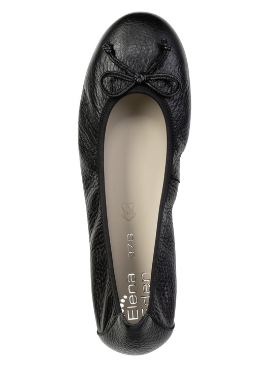 Damenmode - ELENA EDEN, schicke Damen-Ballerinas, Weite G, mit herausnehmbarem Fußbett, in Größe 036 bis 042, in Farbe ANTIKGOLD Ansicht 7