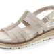 Damenmode - ELENA EDEN, schicke Damen-Sandalen, Weite G, mit herausnehmbarem Fußbett, in Größe 036 bis 042, in Farbe SAND – Farbe SAND – Ansicht 1