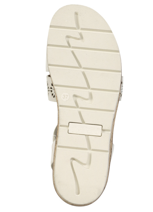 Sandaletten & Pantoletten - ELENA EDEN, sommerliche Damen-Sandalen, Weite G, mit herausnehmbarem Fußbett, in Größe 036 bis 042, in Farbe JEANS Ansicht 6