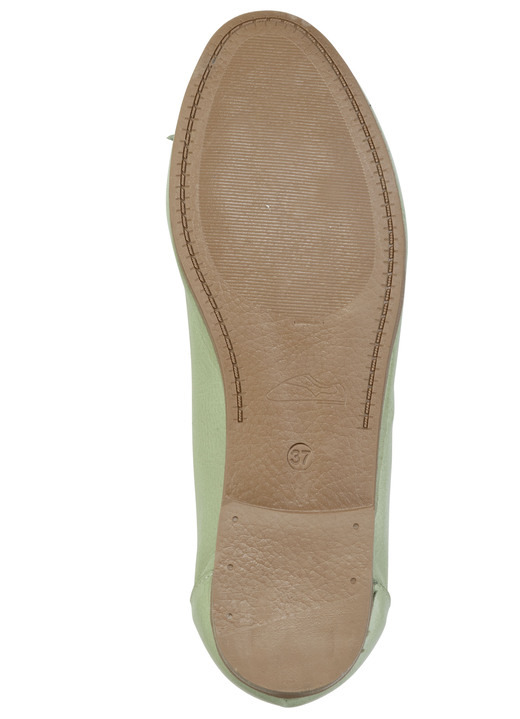 Pumps & Ballerina - Andrea Conti, schicke Damen-Ballerinas, Weite G, mit herausnehmbarem Fußbett, in Größe 036 bis 042, in Farbe MINT Ansicht 3