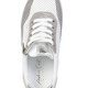 Slipper & Schnürschuhe - Andrea Conti, sommerliche Damen-Sneaker, Weite G, mit herausnehmbarem Fußbett, in Größe 036 bis 042, in Farbe WEISS-GRAU – Farbe WEISS-GRAU – Ansicht 2