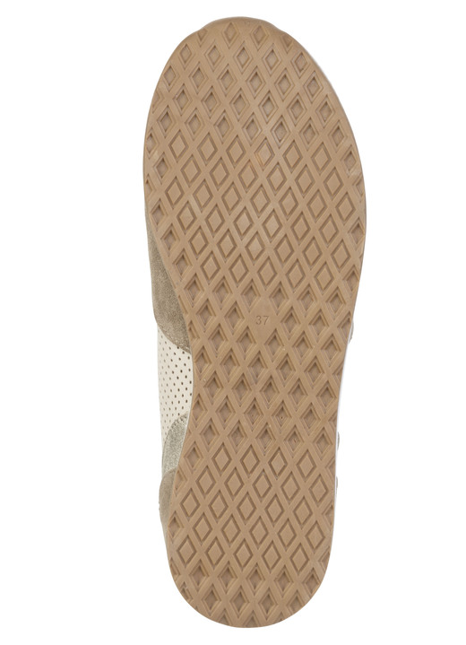 Slipper & Schnürschuhe - Andrea Conti, sommerliche Damen-Sneaker, Weite G, mit herausnehmbarem Fußbett, in Größe 036 bis 042, in Farbe BEIGE-TAUPE Ansicht 3