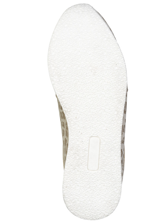 Slipper & Schnürschuhe - ELENA EDEN, stilvolle Damen-Sneaker, Weite G, mit herausnehmbarem Fußbett, in Größe 036 bis 042, in Farbe ECRU-BUNT Ansicht 8