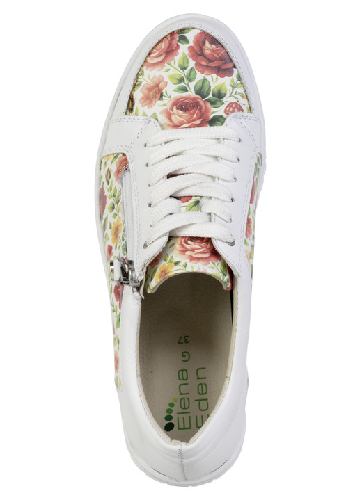 Slipper & Schnürschuhe - ELENA EDEN, stilvolle Damen-Sneaker, Weite G, mit herausnehmbarem Fußbett, in Größe 036 bis 042, in Farbe WEISS Ansicht 2