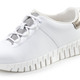 Slipper & Schnürschuhe - ELENA EDEN, stylische Damen-Sneaker, Weite G, mit herausnehmbarem Fußbett, in Größe 036 bis 042, in Farbe WEISS-BRONZE – Farbe WEISS-BRONZE – Ansicht 1