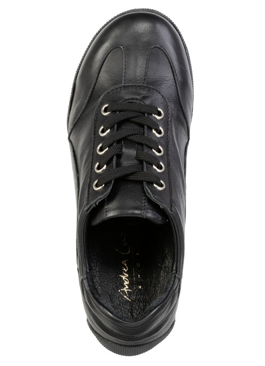 Slipper & Schnürschuhe - Andrea Conti, bequeme Damen-Sneaker, Weite G, mit herausnehmbarem Fußbett, in Größe 036 bis 042, in Farbe SCHWARZ Ansicht 2