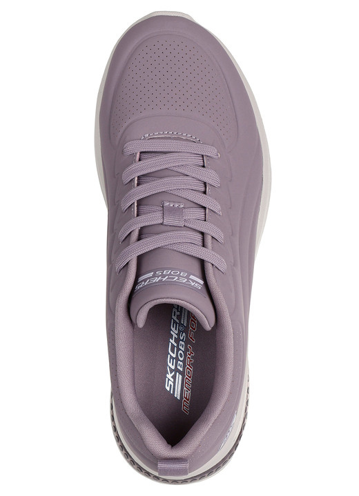 Slipper & Schnürschuhe - SKECHERS, sportliche Damen-Sneaker, mit Schnürung, in Größe 036 bis 041, in Farbe FLIEDER Ansicht 4