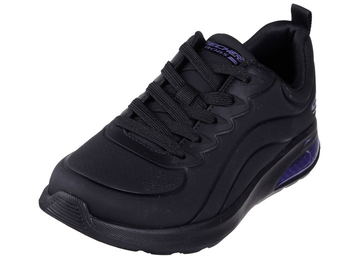 Slipper & Schnürschuhe - SKECHERS, sportliche Damen-Sneaker, mit Schnürung, in Größe 036 bis 041, in Farbe FLIEDER Ansicht 6