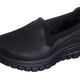 Slipper & Schnürschuhe - SKECHERS, klassiche Damen-Slipper, aus Synthetik und elastischem Strick-Material, in Größe 036 bis 041, in Farbe SCHWARZ – Farbe SCHWARZ – Ansicht 1