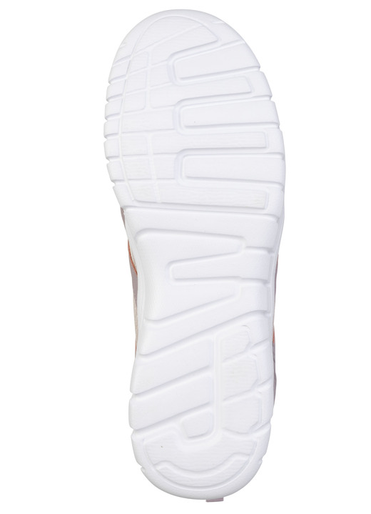 Slipper & Schnürschuhe - Sportliche Damen-Sneaker, mit herausnehmbarem Fußbett, in Größe 036 bis 042, in Farbe WEISS-TÜRKIS Ansicht 8