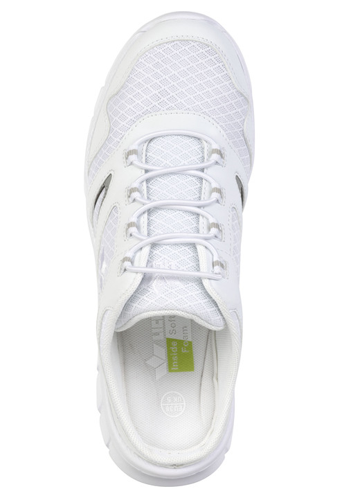 Slipper & Schnürschuhe - Sportlicher Damen-Sabot, mit herausnehmbarem Fußbett, in Größe 036 bis 042, in Farbe WEISS Ansicht 2