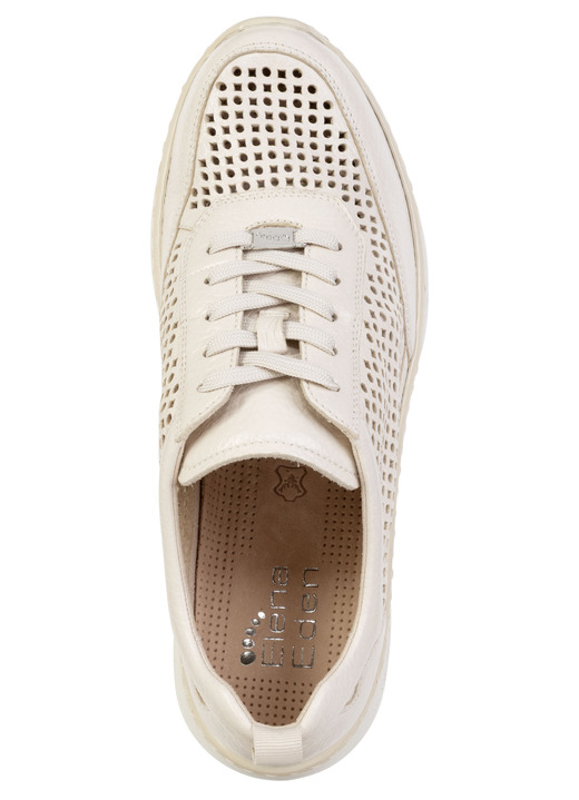 Damenmode - ELENA EDEN, sommerliche Damen-Sneaker, Weite H, mit herausnehmbarem Fußbett, in Größe 036 bis 042, in Farbe BEIGE Ansicht 2