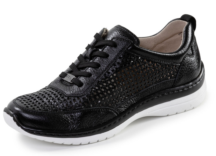 Damenmode - ELENA EDEN, sommerliche Damen-Sneaker, Weite H, mit herausnehmbarem Fußbett, in Größe 036 bis 042, in Farbe BEIGE Ansicht 7