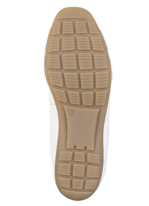 Pumps & Ballerina - ELENA EDEN, elegante Damen-Ballerinas, Weite G, mit herausnehmbarem Fußbett, in Größe 036 bis 042, in Farbe WEISS Ansicht 3