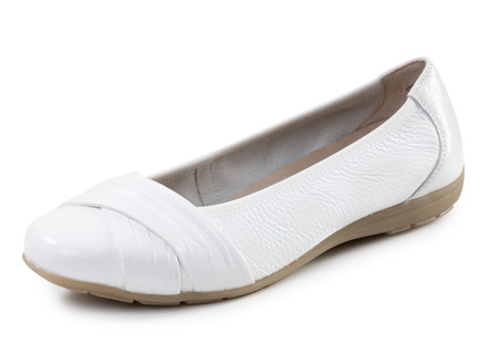 ELENA EDEN, elegante Damen-Ballerinas, Weite G, mit herausnehmbarem Fußbett