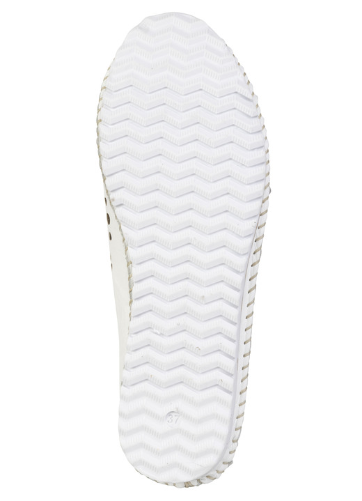 Slipper & Schnürschuhe - Andrea Conti, sommerliche Damen-Schnürschuhe, Weite G, mit herausnehmbarem Fußbett, in Größe 036 bis 042, in Farbe WEISS Ansicht 3
