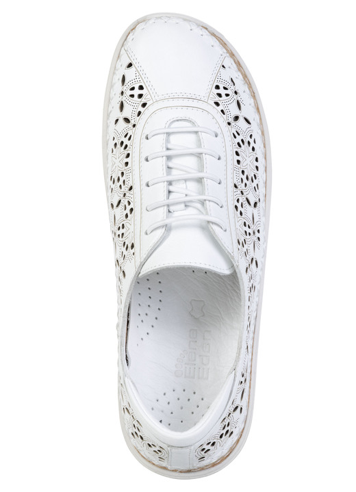 Slipper & Schnürschuhe - ELENA EDEN, sommerliche Damen-Schnürschuhe, Weite H, mit herausnehmbarem Fußbett, in Größe 036 bis 042, in Farbe WEISS Ansicht 2