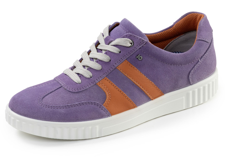 Slipper & Schnürschuhe - Sportliche Damen-Schnürschuhe, Weite H, mit herausnehmbarem Fußbett, in Größe 036 bis 042, in Farbe BLAU Ansicht 4