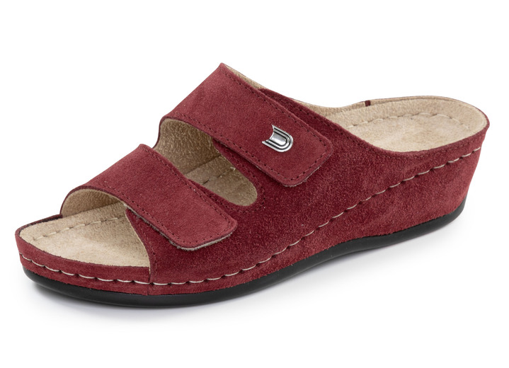 Sandaletten & Pantoletten - Leichte Damen-Pantoletten, Weite G, mit Klettverschluss, in Größe 036 bis 042, in Farbe PINK Ansicht 7