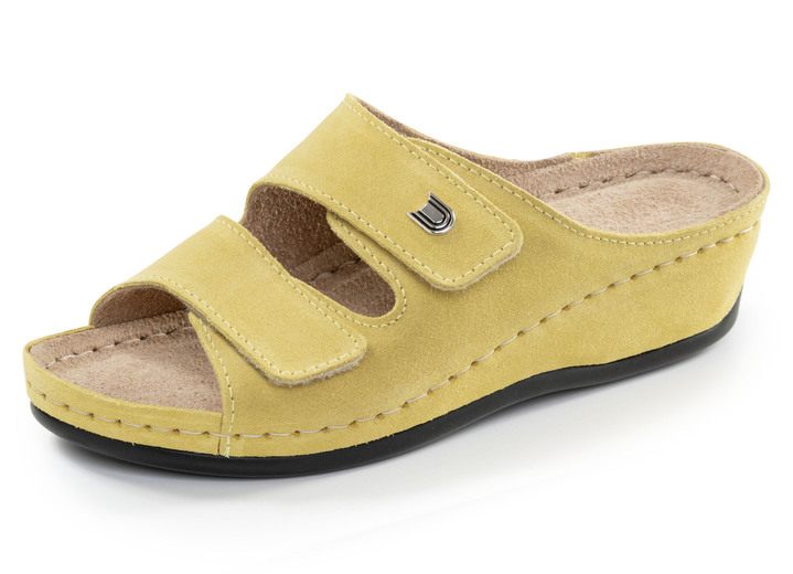 Sandaletten & Pantoletten - Leichte Damen-Pantoletten, Weite G, mit Klettverschluss, in Größe 036 bis 042, in Farbe PINK Ansicht 10