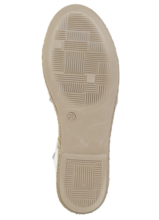 Slipper & Schnürschuhe - Gemini, trendige Damen-Slipper, Weite G, aus Leder, in Größe 036 bis 042, in Farbe WEISS Ansicht 3