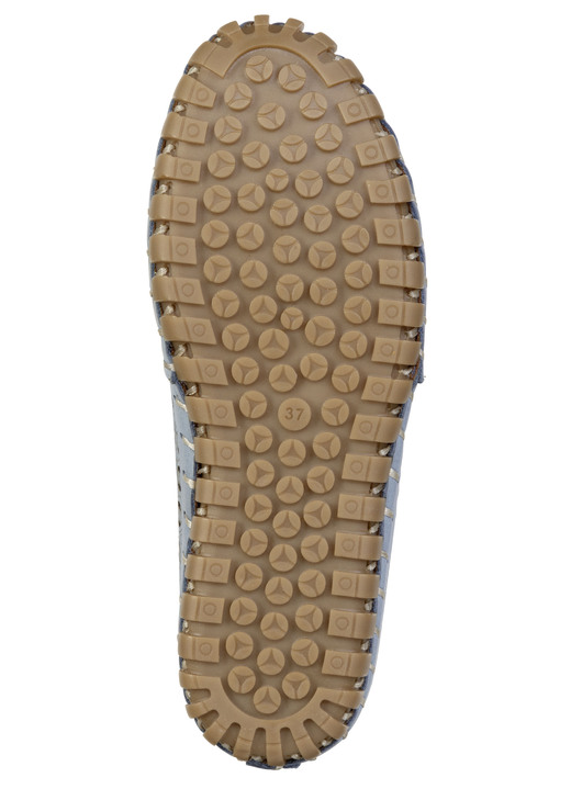 Slipper & Schnürschuhe - ELENA EDEN, sommerliche Damen-Slipper, Weite G, mit herausnehmbarem Fußbett, in Größe 036 bis 042, in Farbe BEIGE Ansicht 6