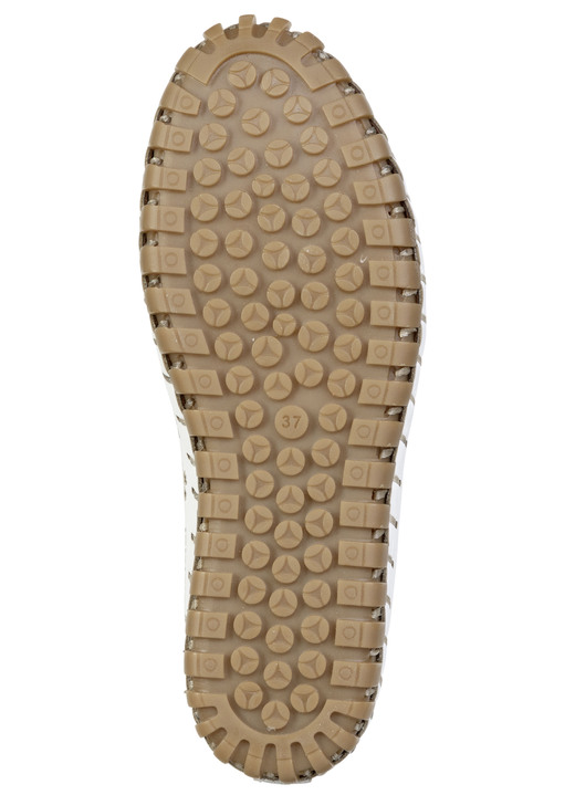 Pumps & Ballerina - ELENA EDEN, sommerliche Damen-Ballerinas, Weite G, mit herausnehmbarem Fußbett, in Größe 036 bis 042, in Farbe COGNAC Ansicht 6