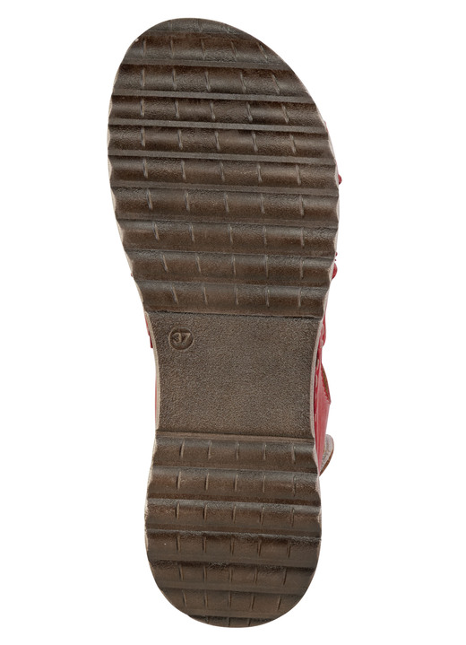 Sandaletten & Pantoletten - Gemini, leichte Damen-Sandalen, Weite G, aus Leder, in Größe 036 bis 042, in Farbe BRAUN Ansicht 8