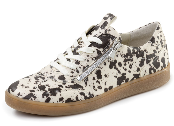 Sport- & Freizeitschuhe - Waldläufer, modische Damen-Sneaker, Weite H, mit herausnehmbarem Fußbett, in Größe 3 1/2 bis 8, in Farbe WEISS-ROSA Ansicht 7