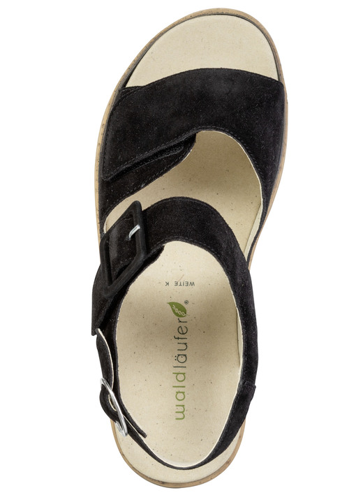 Sandaletten & Pantoletten - Waldläufer, bequeme Damen-Sandaletten, Weite K, mit herausnehmbarem Fußbett, in Größe 3 1/2 bis 8, in Farbe ROSÉ-BUNT Ansicht 5