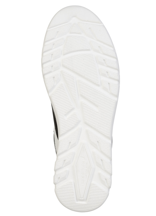 Slipper & Schnürschuhe - Waldläufer, bequeme Damen-Schnürschuhe, Weite H, mit herausnehmbarem Fußbett, in Größe 3 1/2 bis 8, in Farbe SCHWARZ-WEISS Ansicht 3