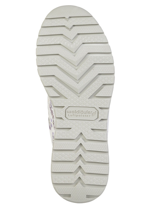 Slipper & Schnürschuhe - Waldläufer, bequeme Damen-Schnürschuhe, Weite H, mit herausnehmbarem Fußbett, in Größe 3 1/2 bis 8, in Farbe BLEU Ansicht 6