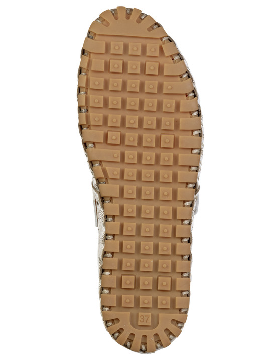 Slipper & Schnürschuhe - Gemini, sommerliche Damen-Slipper, Weite G, mit herausnehmbarem Fußbett, in Größe 036 bis 042, in Farbe WEISS Ansicht 3