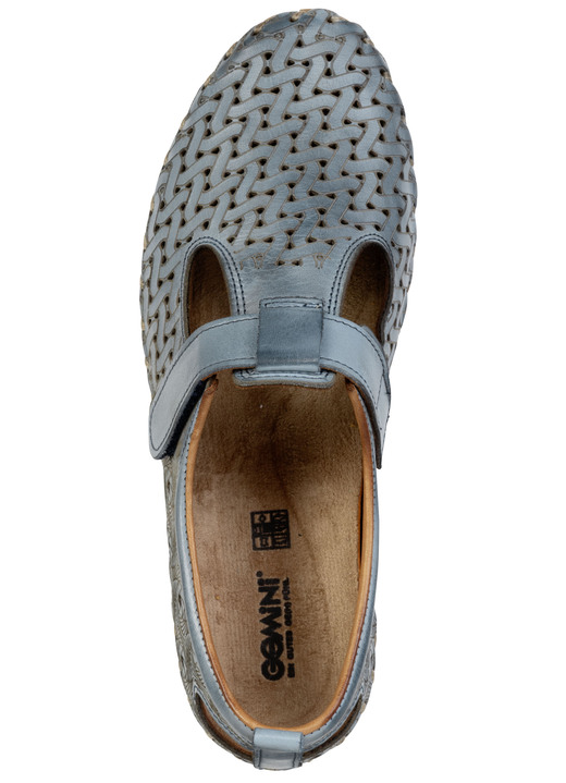 Slipper & Schnürschuhe - Gemini, sommerliche Damen-Slipper, Weite G, mit herausnehmbarem Fußbett, in Größe 036 bis 042, in Farbe JEANS Ansicht 2