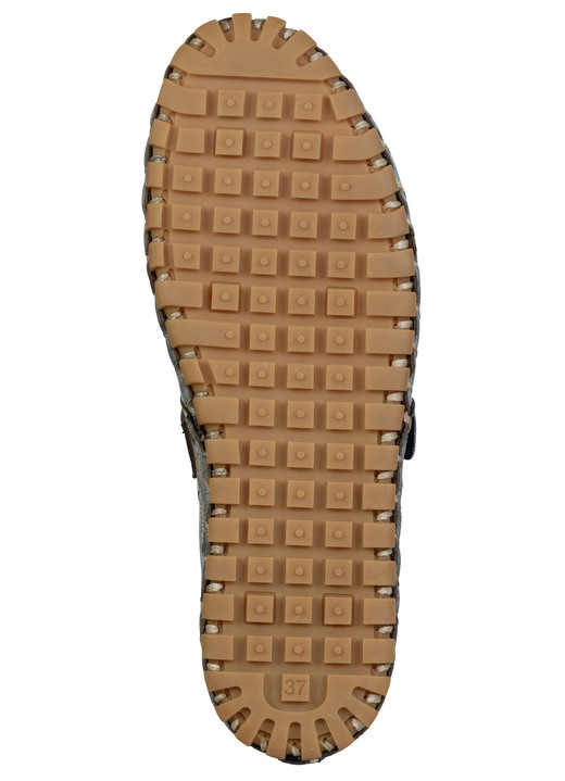 Slipper & Schnürschuhe - Gemini, sommerliche Damen-Slipper, Weite G, mit herausnehmbarem Fußbett, in Größe 036 bis 042, in Farbe JEANS Ansicht 3