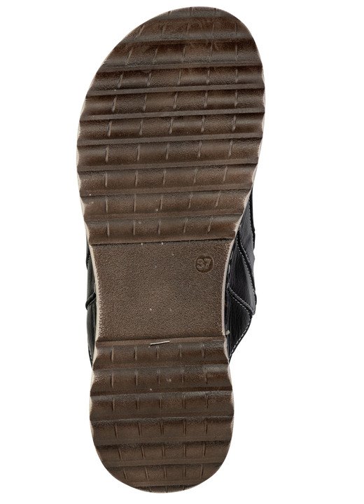 Sandaletten & Pantoletten - Gemini, stilvolle Damen-Pantoletten, Weite G, aus Leder, in Größe 036 bis 042, in Farbe WEISS Ansicht 6