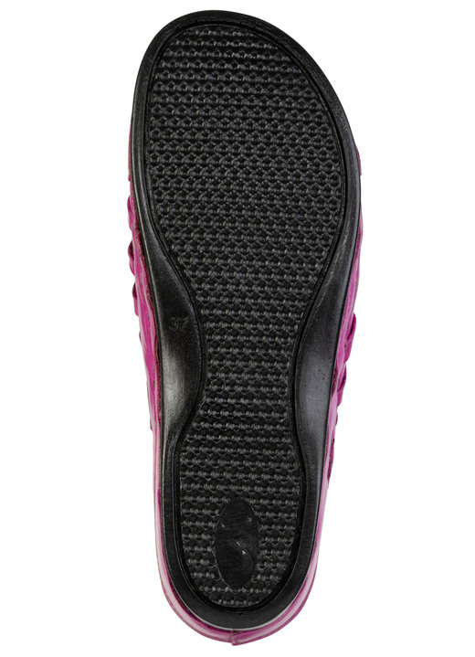 Sandaletten & Pantoletten - Gemini, sommerliche Damen-Clogs, Weite G, mit Gummizug, in Größe 036 bis 042, in Farbe TAUPE Ansicht 9