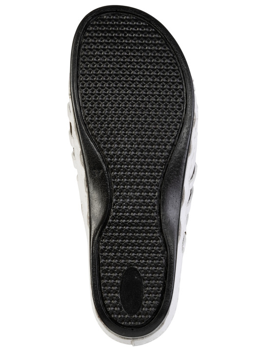 Sandaletten & Pantoletten - Gemini, sommerliche Damen-Clogs, Weite G, mit Gummizug, in Größe 036 bis 042, in Farbe TAUPE Ansicht 12