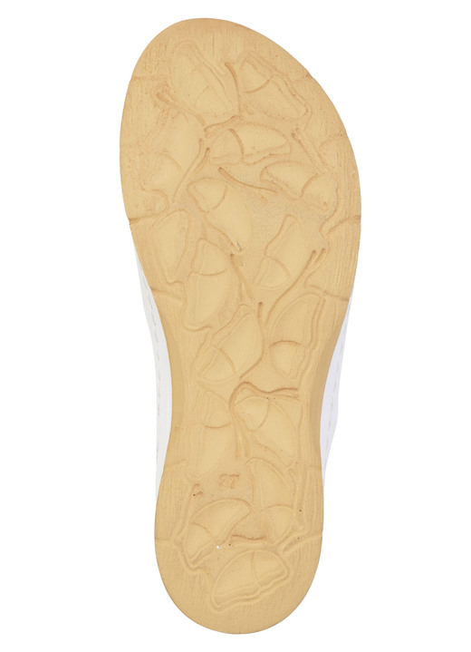 Sandaletten & Pantoletten - Gemini, trendige Damen-Pantoletten, Weite G, mit Gummizug, in Größe 036 bis 041, in Farbe WEISS Ansicht 3