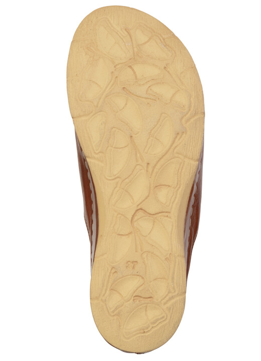 Sandaletten & Pantoletten - Gemini, trendige Damen-Pantoletten, Weite G, mit Gummizug, in Größe 036 bis 041, in Farbe WEISS Ansicht 9