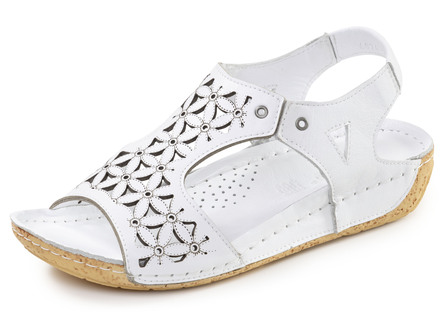 Gemini, sommerliche Damen-Sandalen, Weite G, aus Leder
