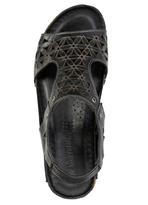 Sandaletten & Pantoletten - Gemini, sommerliche Damen-Sandalen, Weite G, aus Leder, in Größe 036 bis 042, in Farbe WEISS Ansicht 8