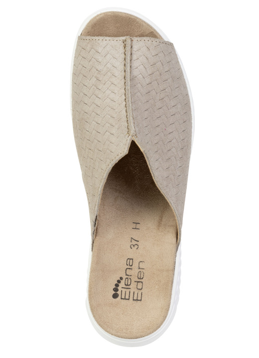 Sandaletten & Pantoletten - ELENA EDEN, trendige Damen-Pantoletten, Weite H, mit herausnehmbarem Fußbett, in Größe 036 bis 042, in Farbe HELLJEANS Ansicht 10